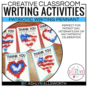 Preview of Veteran's Day Writing Craft - Patriotic Activity