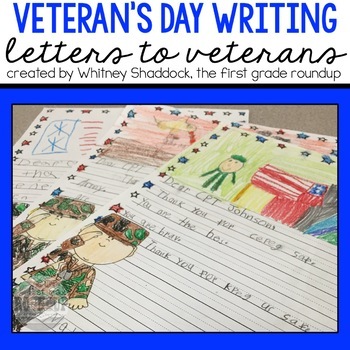 Preview of Letters to Veterans Writing Paper