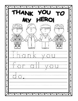 Veteran's Day Writing Prompts by Kinder Blocks | TpT