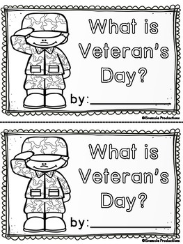 Veteran's Day & Remembrance Day - Booklet and Activities - Low Prep!