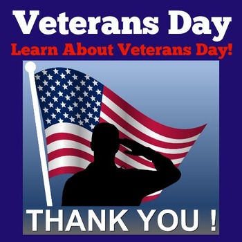 Preview of VETERANS DAY Activity PowerPoint Kindergarten 1st 2nd 3rd 4th 5th Grade Lesson