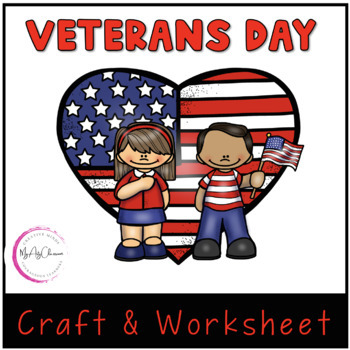 Preview of Veterans Day Craft and Worksheet Pack