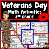 Veterans Day Activities 3rd Grade Math November Multiplica