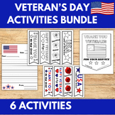 Veterans Day Activities GROWING Bundle Letter Template Tha