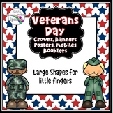 Veterans Day Crafts  - Veterans Day Crowns, Banners and Mobiles