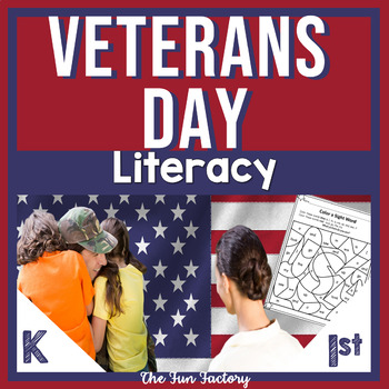 Preview of Veterans Day Activities - Veterans Day - Emergent Readers - K-1