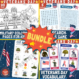 Veterans Day Activities  | Veterans Day Games | BUNDLE