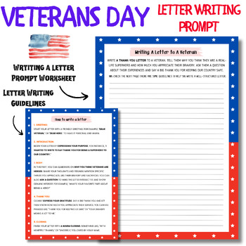 Veteran's Day Letter Writing Paper – Teacher Doodles