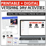Veterans Day Activities - Writing - Print & Digital