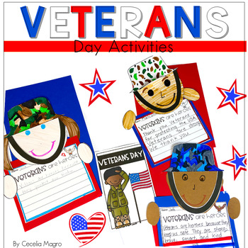 Preview of Veterans Day Activities and Crafts