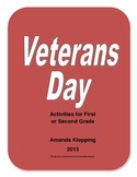 Veterans Day Activities for First or Second Grade