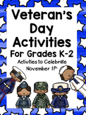 Veteran's Day Activities for K-2