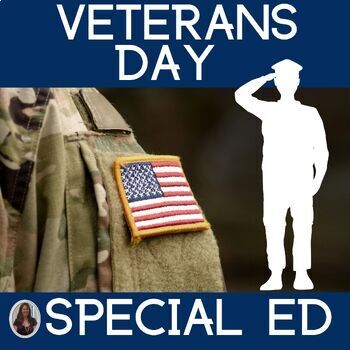 Preview of Veterans Day Activities for Special Education PRINT AND DIGITAL