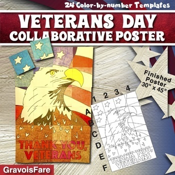 Preview of Veterans Day Activity -- Collaborative Poster Project and Bulletin Board