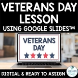 Veterans Day Activity Digital Learning Google Slides™