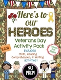 Veterans Day NO PREP Activity Pack