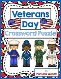 Veterans Day Activity - Print & Use Crossword Vocabulary Puzzle