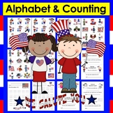 Veterans' Day Alphabet and Counting Activities FREEBIE Literacy and Math Centers