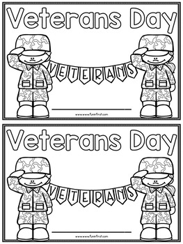 Veteran's Day Booklet by Jodi Southard | Teachers Pay Teachers