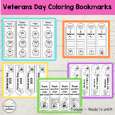 Veterans Day Bookmarks