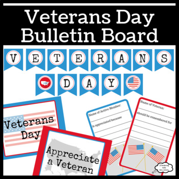 Preview of Veterans Day Bulletin Board