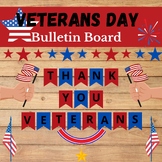 Veterans Day Bulletin Board kit, Thank You Veterans Board/