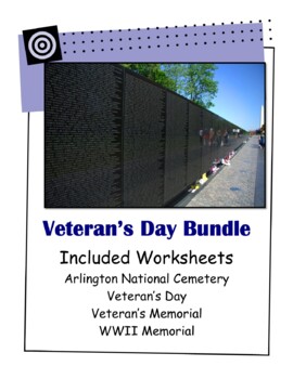 Preview of Veteran's Day Bundle: Internet Research