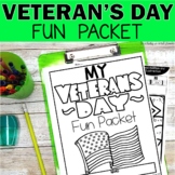 Veterans Day Busy Pages Word Search Coloring Math Language