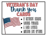 Veterans Day Cards - Thank a Veteran - foldable/line options