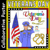 Veterans Day Collaborative Art Poster - Patriot Day Door Decor
