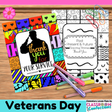 Veterans Day Coloring Page Activity : Attach to a Veterans