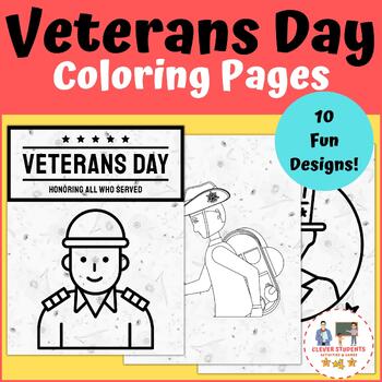 Preview of Veterans Day Coloring Pages | Veterans Day Coloring Sheets
