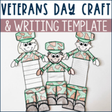 Veterans Day Craft | Writing Template