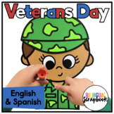 Veterans Day Craft in English & Spanish Manualidad del Día