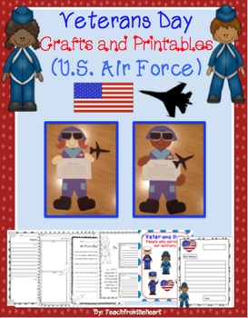 Preview of Veterans Day Craftivity (U.S. Air Force)