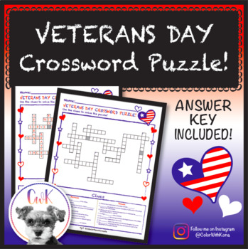 Results for veteran crossword TPT