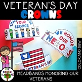 Veterans Day Crowns | Veterans Day Kindergarten Craft Head