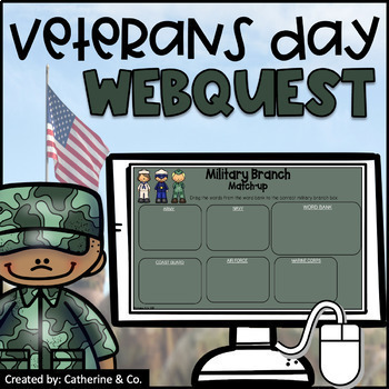 Preview of Veterans Day Digital Activity | WebQuest
