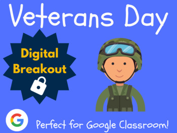 Preview of Veterans Day Digital Breakout (Escape Room)