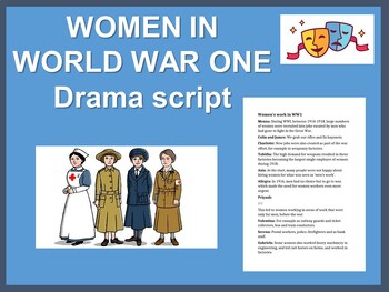 Preview of Veterans Day Drama script: WOMEN IN WORLD WAR ONE