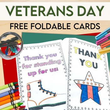 Preview of Veterans Day Thank You Cards