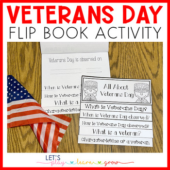 Preview of Veterans Day Flip Book