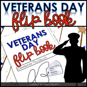 Preview of Veterans Day Flip Book - Activities