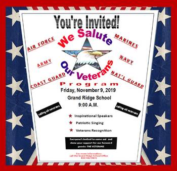Preview of Veterans Day Flyer {EDITABLE}
