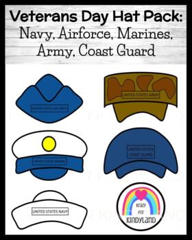 Army Paper Hat Community Helper Hat Memorial Day Craft 