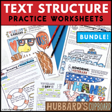 Veterans Day - Identify Text Structure Worksheets w/ Graph