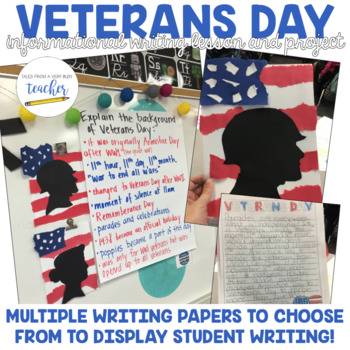 Preview of Veterans Day Informative Writing