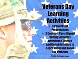 Veterans Day Learning Activities