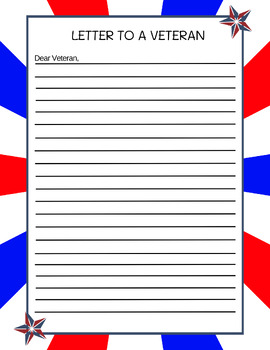 Veterans Day Letter Template - 10 Pages Ready to Use Template | TPT