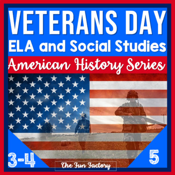 Preview of Veterans Day Literacy Activities - Social Studies - US History